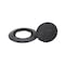 Hubbell Wiring SystemOne, Carpet Furniture Feed Cover/Flange, Black Powder Paint Finish S1SPFFBL - alternate 2