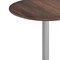 Flash Furniture 31.25" Round Outdoor Tabletop, Dark Brown, Seamless Surface Technology, 18" Round Silver Base ST-RD31-WBR-TR18S-GG - alternate 9