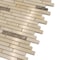 Apollo Tile Beige 12x12 Crema Marfil Emperador Dark Marble Floor and Wall Mosaic Tile 4.83 sqft/case, 5PK APLKB88P30A - alternate 13