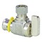 Viega PureFlow 1/2 in. x 1/4 in. Zero Lead Press Stop Valve Angled Chrome 93511 - alternate 2