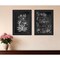 Homeroots Set Of Two Vintage Flowers in Bloom Black Framed Print Wall Art, 2PK 407968 - alternate 3