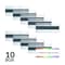 C-Line Products 2-1/2" x 6" Side Load Magnetic Label Holders, 10/PK, 10PK/BX 87825-BX - alternate 3