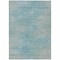 Homeroots 3' X 5' Aqua Teal Blue And Gray Abstract Washable Indoor Outdoor Area Rug 587194 - alternate 8