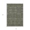 Homeroots 10' X 14' Moss Green And Gray Floral Washable Indoor Outdoor Area Rug 564382 - alternate 8