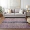 Homeroots 3' X 5' Blush Pink And Purple Abstract Washable Indoor Outdoor Area Rug 578016 - alternate 8
