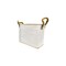 Homeroots Set of Two White Metal Basket, 2PK 636142 - alternate 6