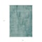 Homeroots 9' X 12' Teal Blue And Gray Geometric Washable Indoor Outdoor Area Rug 594591 - alternate 7