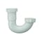 Plumb Pak J-Bend, 1-1/2 x 1-1/2, 1-1/2 x 1-1/4 in, Slip, Plastic, White PP66-2W - alternate 1