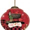 Homeroots Plaid Snowman and Cardinals Hand Painted Mouth Blown Glass Ornament 477497 - alternate 5