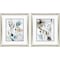 Homeroots Set Of Two Watercolor Wildflower Silver Framed Wall Art, 2PK 649149 - alternate 3