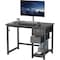 Simple Deluxe 40 inch Office Desk with Drawers - Small Computer Desk for Study, Bedroom - Black Table with Storag 3A88DESKBCV340BLK01 - alternate 1