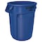 Rubbermaid Commercial BRUTE 32 gal Round Heavy Duty Plastic Can, Blue, None, Plastic, Not Applicable FG263200BLUE - alternate 1