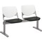 Kfi Kool Beam Seat Beam Seating, Black Back, 47 in W 22 in L 31 in H, Polypropylene Seat 2300BEAM2-BP08-SP10 - alternate 1