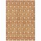 Homeroots 8' X 10' Copper And Beige Geometric Washable Indoor Outdoor Area Rug 596018 - alternate 9