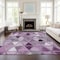 Homeroots 3' X 5' Merlot Purple And Lavender Geometric Washable Indoor Outdoor Area Rug 583040 - alternate 8