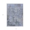 Homeroots 10' X 14' Blue And Dark Gray Abstract Washable Indoor Outdoor Area Rug 605541 - alternate 8