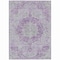 Homeroots 3' X 5' Purple Floral Medallion Washable Indoor Outdoor Area Rug 607920 - alternate 8