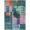Homeroots 3' X 5' Green Copper And Purple Geometric Washable Indoor Outdoor Area Rug 604324 - alternate 9