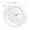 Smarty Had A Party Solid White Economy Round Disposable Plastic Dinnerware Value Set, 240PK 110WH-VP-CASE - alternate 10