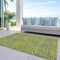 Homeroots 10' X 14' Yellow And Blue Abstract Washable Indoor Outdoor Area Rug 599849 - alternate 8
