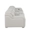 Homeroots 129" Light Gray Italian Leather Reclining USB Sofa 632873 - alternate 14