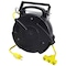 Alert Reel Mfg ProReel Retractable Cord Reel, 15 Amp , 40' 12/3 SJTOW, Tri Tap w/Circuit Breaker 8140TP - alternate 1