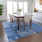 Homeroots 10' X 14' Navy Blue And Ivory Abstract Washable Indoor Outdoor Area Rug 602730 - alternate 8