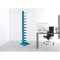 Homeroots 65" Blue Metal Twelve Tier Narrow Tower Bookcase 490411 - alternate 3