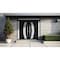 Vdomdoors Metal Double Doors Deux 6500 Black Enamel Frosted Glass 2 Sidelights and Top Transom Entry Modern P DEUX6500DEXD-BLK-W14+72+14xH96+12-LH-O - alternate 3