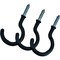 Landscapers Select Storage Hook, 1.42 in L, 2-1/2 in H, Steel, Black, Zinc Plated, Wall Mount Mounting GB0253L - alternate 1