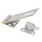 Prime-Line Door and Gate Safety Hasp Hinge Latch with Fixed Staple 4-3/8 inch Galvanized with Solid Brass Pin U 117173 - alternate 1