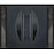 Vdomdoors Steel Double Doors Deux 6501 Anthracite 2 Sidelight Exterior Windows Stainless Inserts Single Moder DEUX6501DEXD-BLK-RH-W14+72+14 x H80 - alternate 6