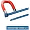 Kable Kontrol Metal Detectable Cable Zip Ties, 14 in L, Blue, Iron Impregnated Nylon 6-6, 120 lbs Strength CTMD-1400-120-BLUE - alternate 6