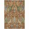 Homeroots 8' X 10' Copper Green And Beige Floral Washable Indoor Outdoor Area Rug 605280 - alternate 8