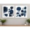 Homeroots Set Of Two Sunflower Blues 2 White Framed Print Wall Art, 2PK 408064 - alternate 4