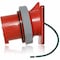 Leviton Pin & Sleeve Inlet, 30 A, 277/480V AC, Three Phase, 4 Pole, Screw Terminals Wire Connection Type 530B7WLEV - alternate 1