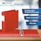 Davis Group Premium Economy, Angle D Ring, Binder, (Red, 2"), PK6 2304-03-06 - alternate 8