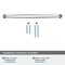 Amerock Renown 10-1/16 inch 256mm Center-to-Center Polished Chrome Cabinet Pull BP3698826 - alternate 3