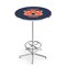 Holland Bar Stool Co 42" Chrome Auburn Pub Table, 36" dia. Top L216C4236Auburn - alternate 1