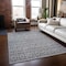 Homeroots 3' X 5' Gray And Ivory Geometric Washable Indoor Outdoor Area Rug 613771 - alternate 7