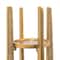 Homeroots 16" Gold Distressed Aluminum Geometric Tabletop Pillar Candle Holder 576821 - alternate 6