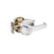 Trans Atlantic Co. LSV Series Saturn Style Standard-Duty Commercial Cylindrical Lever Grade 2 Passage in Brushed Chrome DL-LSV10-US26D - alternate 10