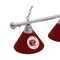 Holland Bar Stool Co Indian Motorcycle 3 Shade Billiard Light, Burgundy Shade, Chrome Fixture BL3CHIndn-HD-Bu - alternate 7