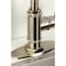 Kingston Brass Single-Handle Bar Faucet with Knurled Handle, Brushed Nickel KSD8508RKZ - alternate 4