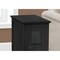Monarch Specialties Accent Table, Side Table, Narrow, Nightstand, Bedroom, Lamp, Storage, Black Veneer, Transitional I 3995 - alternate 2