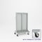 Pucel Portable Bin & Shelf Cart, 36 in W x 61 in H x 24 in D, Gray PBSC-L-36P - alternate 1