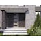 Vdomdoors Front Exterior Prehung Steel Door Ronex0131 Grey 96 Transom Window Sidelite Entry Metal Modern RONEX0131EXD-GRE-W36xH96+16-RH-I - alternate 7