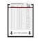 C-Line Products 11" x 14" Black Stitched Shop Ticket Holders, 25PK 46114 - alternate 7