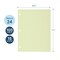 Roaring Spring Case of Engineer Pad, 8.5"x11", 100 sht, 5x5 Printed Back Enclosed Grid, Heavy Backing, 3-Hole Punch, PK24 95382cs - alternate 6