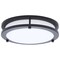 Nuvo Glamour LED 10 Inch Flush Mount Black Finish 27K/3K/35K/4K/5K CCT Selectable 62/1975 - alternate 1